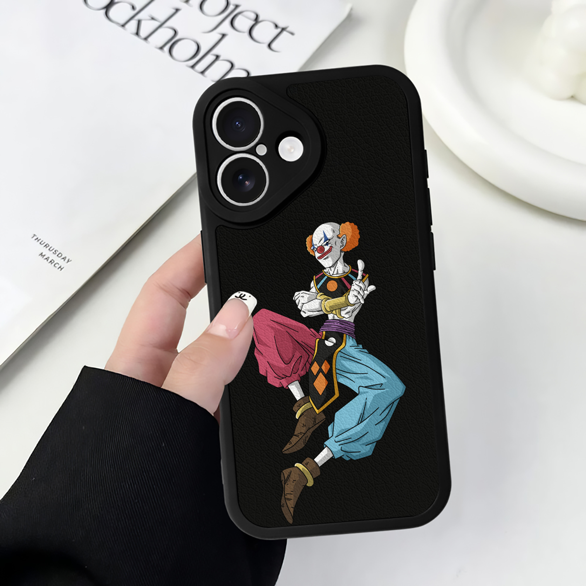 （画像用） ドラゴンボール DRAGON BALL 【iPhone 16シリーズ対応】シリコンスマホケース（レザー調） 材質：シリコン